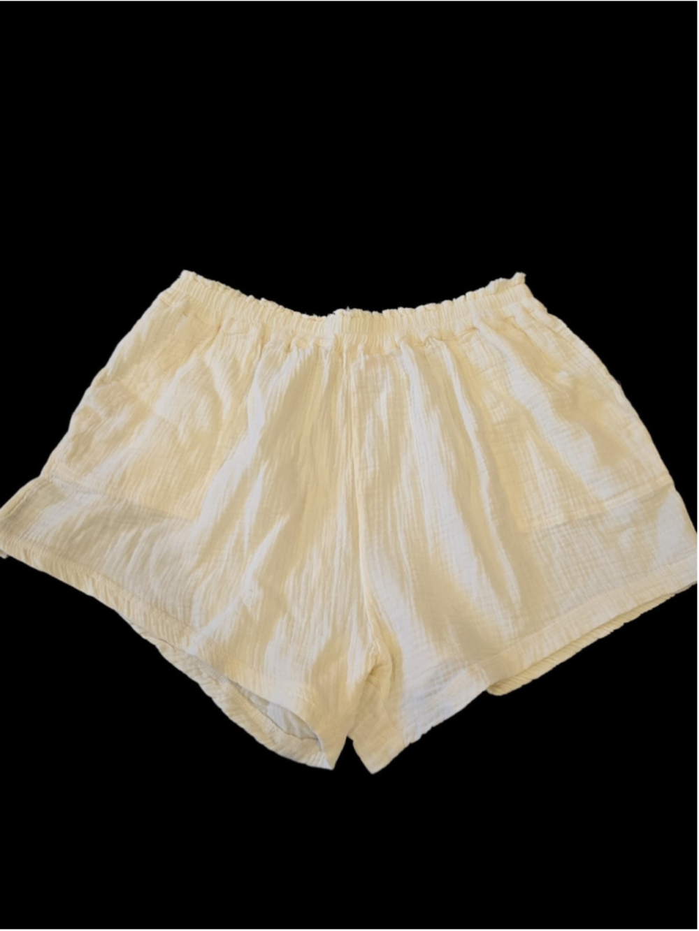Club Social By Jadelynn Brooke Shorts Sz XL Lightweight Cream Colored (OC1)